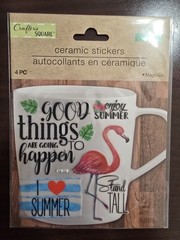 Lot of 8 Crafter’s Square Ceramic Sticker Packs – DIY Craft Supplies NEW