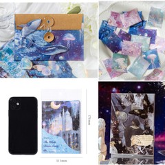 30 Sheets Fantasy Scrapbook Paper Journal Album Card Not Stickers Collage Art