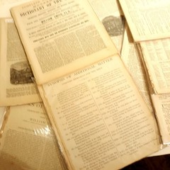 Vintage 1879 Bible Pages 20 Page Paper Packs for Junk Journaling, Scrapbooking,