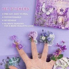 Stickers Material Junk Journal Purpler W9I72554