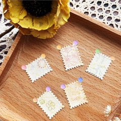 200 PCS Multicolor Mini Brads Split Pins Round Head 0.3×0.63 Inch 8x16mm