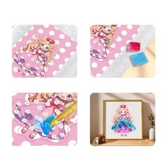 Princess Dress up Poking Book Girl Fun Puncture Poking Book 3-8 Years Children