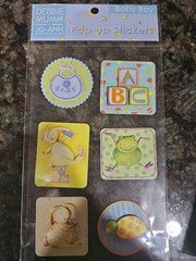 Lot Of 4 K & Co Sweet Pea Baby Boy Scrapbooking Stickers Baseball, My First