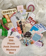 Junk Journal Ephemera Kit | Scrapbooking, Collage, Mixed Media Supplies 1LB Box