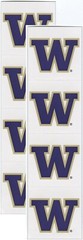 University of Washington HUSKIES 8/pk NCAA Logo Scrapbook Stickers