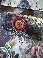 Dark Gothic Romance Junk Journal Kit Vintage Ephemera Victorian Scrapbook 77 Pcs