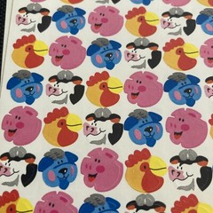 Vintage Trend Farm Animals 2 Sheets T-46023 Goat Cow Chicken Pig Rooster