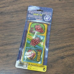 RARE Vintage SNIFFEE LINEN Iron On Imperial Toy Co. Scratch N Sniff GRAPE 1984