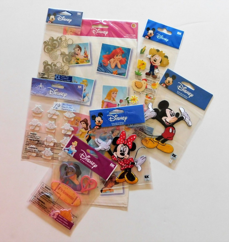Disney Marvel Scrapbook Sticker Mickey Princess Tinkerbell Cars Barbie Sesame St