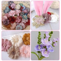 CCINEE 2000pcs Floral Stamens for Flowers, 3mm Artificial 3mm, Multi Color