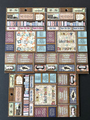 7 Gypsies Architextures Ephemera Collage Mixed Media Lot 3 Stash Paque Stickers