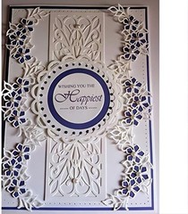 High-Quality Carbon Steel Die Cuts – 4 Decorative Lace Borders for Card Making