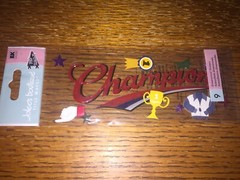 RARE Jolees CHAMPIONS & GOOD CALL Title Sports Soccer Baseball Football Team