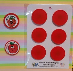Magnetic Scratch ‘N Sniff Sticker Holders Trend / Everything Smells – Retro 80’s