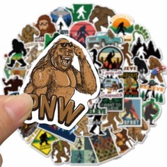 50X Bigfoot Sasquatch Jungle Mountain Stickers Scrapbook Skateboard Bike Hiking