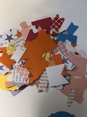 50+ DieCut Multicolored Junk Journal Page Tabs 2 Sizes Banners Embellishments