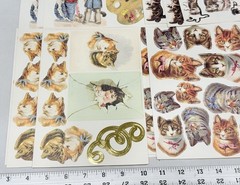 Anna Griffin AG848 «FELINE CARD TOPPERS» Embellishments Card-Layers Cats 313-Pcs