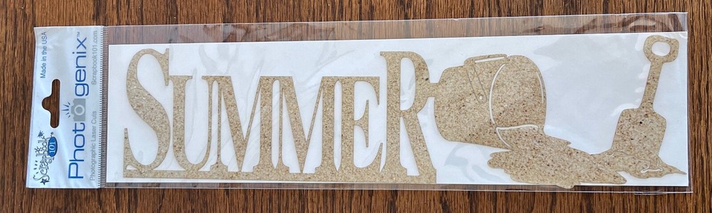 Scrapbook 101 Photogenix Photographic Laser Cut «Summer» Scrapbook Embellishment