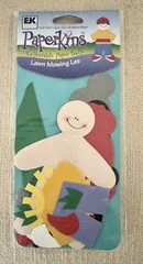 6 PC Paperkins Lawn Mowing Lee, Stamping Station Vacation Kids Die-Cuts ETC! NEW