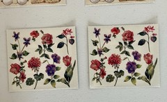 SANDY CLOUGH STICKERS BUTTONS BORDER VINTAGE DRESSES SEWING FLOWER LOT 10 S BOOK