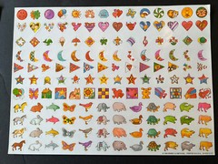 Vinatge 1996 Binney & Smith Inc Stickers (4 Sheets) – Scrapbooking Embelishments
