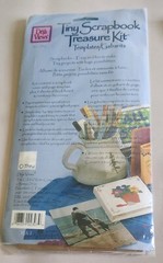 Deja Views Tiny Scrapbook Treasure Kit Templates & Random Embellishments. Sealed