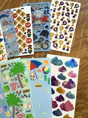 Stickopotamus Sticker 6-Ring Binder Album With 24 Stickers Pages