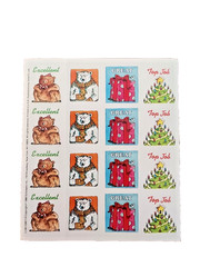 Vintage 1988 Scholastic Teacher Reward Sticker Sheet