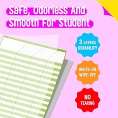 6 Pack Dry Erase Incentive Chart 6 Multi-Color Tracking Chart with 1056 Rewar…