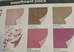 sei ‘Jolie Chocolat Assortment Pack Scrapbk Papers 24 Sheets Stickers 12×12 NEW