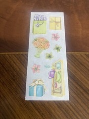 Vintage Creative Memories Mothers Day Theme Sticker Strip 2×5 Inches