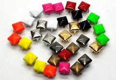 100 x Copper Studs Rivets, Leather Craft, Costumes, Bags, Belts, Shoes, 2188