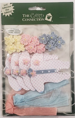 The Card Connection Embellishments – BABY OUTFITS, FLOWERS & RIBBONS