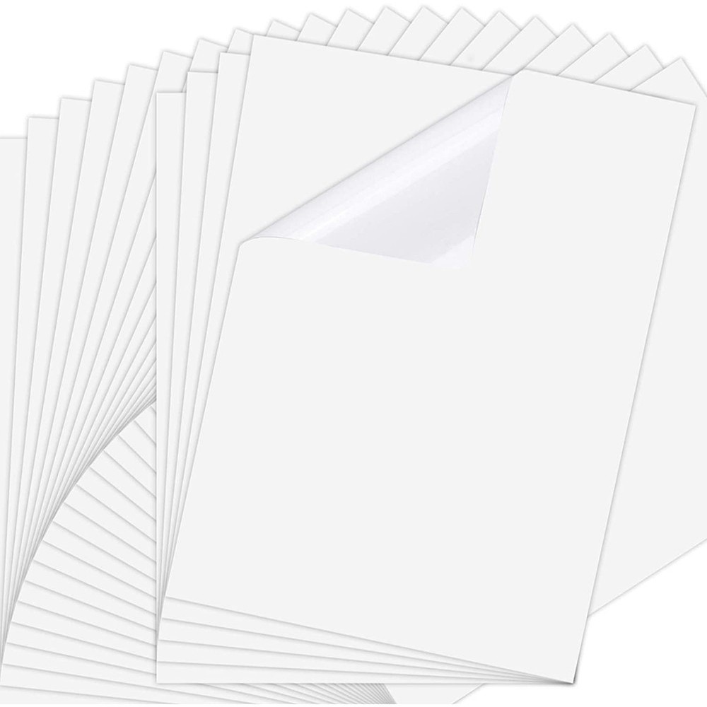 25 Sheets 8.3X11.6 Inch Inkjet Sticker , Printable Transparency Film Dry 8047