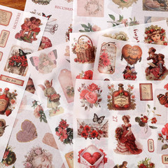 Vintage Ephemera Sticker Book 480 Pre Cut Washi Stickers for Journaling Junk Jou