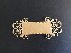 Book Plates / Labels die cut embellishments 8 pcs 1-1/2” x 3-1/4” choose color