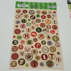 NEW Lot CHRISTMAS HOLIDAY Scrapbooking Cardstock Stickers Borders Alphabet Words