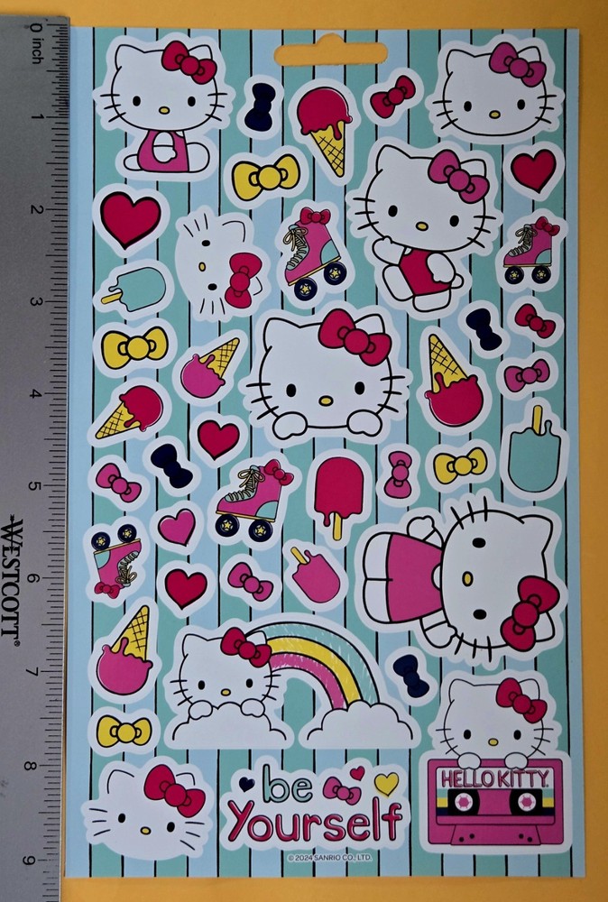 Hello Kitty Large Size Sticker Sheet