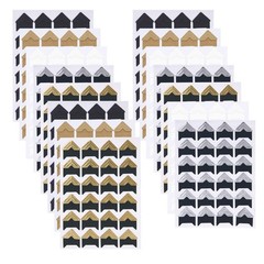 15 Sheets Photo Corners Stickers, Picture Films Self Adhesive Corner for DIY …