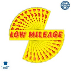 12 Pack Car Windshield Stickers – UV-Resistant Dealership Advertising Labels