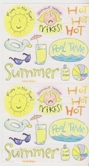 Summer Stickers – 2 Sheets – by David Walker