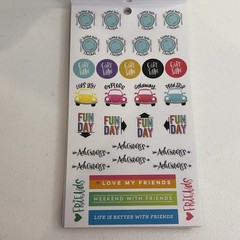 The Happy Planner Me & My Big Ideas Planner Stickers 1009 Pieces 2018 Used *READ