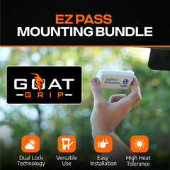 EZ Pass/IPass/FasTrak/SunPass Windshield Strips with Mounting Adhesive Stick 4pk