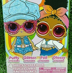 L.O.L. Surprise Colorful Sticker Book LOL Puffy 150 Stickers Glitter Foil Glossy