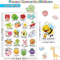 Back to School Supplies, 464Pcs Teacher Motivational Stickers for Kids Students,