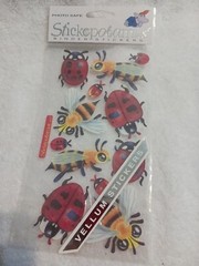 Stickopotamus Butterflies Lady Bugs Bees Binder Vellum Stickers scrapbook