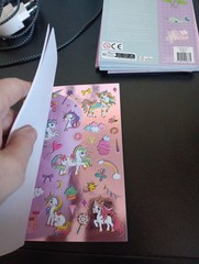 STICKERBOOK FOR KIDS 18 SHEETS A5 UNICORN (C)