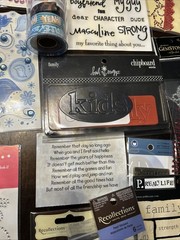 Large Lot of Crafting Scrapbooking Supplies Gems Stickers Transfers