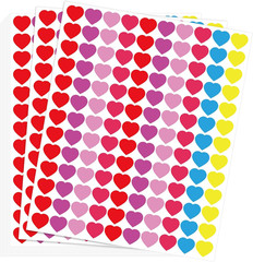 3000PCS Small Sun Stickers for Arts & Crafts, Mini Sunshine Sticker Bulk, 10 Des