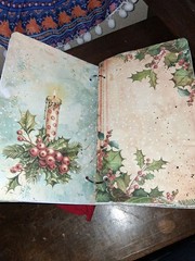 Shabby Christmas Junk Journal Scrapbook Usa Seller
